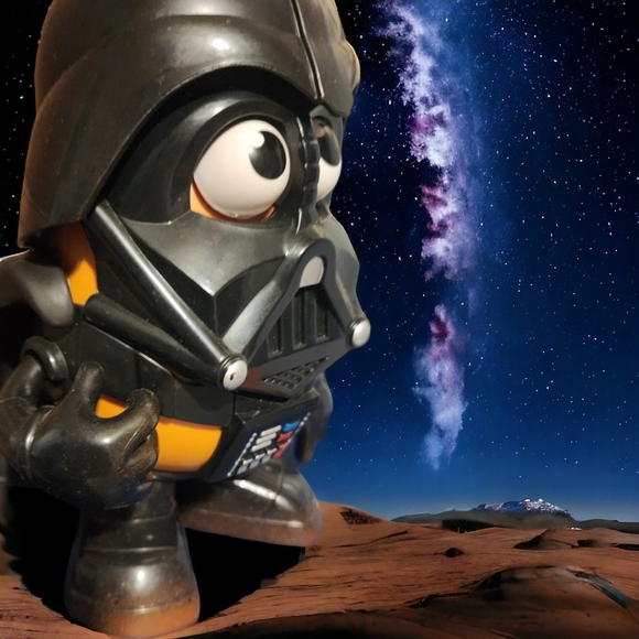 Star Wars Darth Vader Mr Potato Head Hasbro Figure - Picture 6 of 6